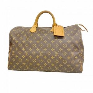 Louis Vuitton Monogram Speedy 40 Handbag M41106 Brown Women's